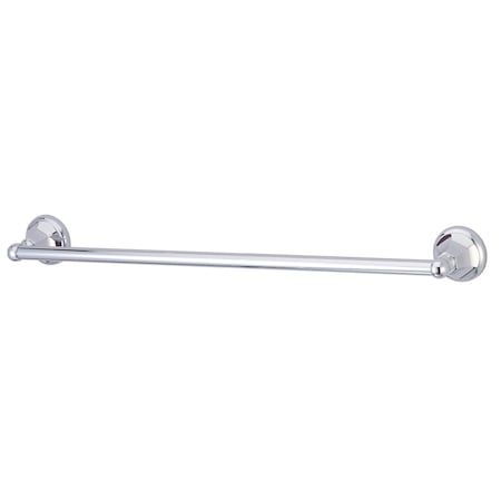 Kingston Brass Metropolitan 24" Towel Bar, Polished Chrome BA4811C